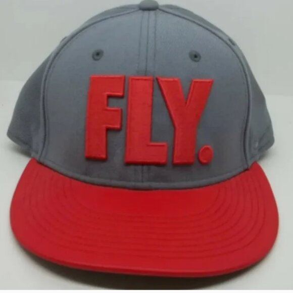 Nike Other - Nike Snapback Hat Gray & Red FLY hat